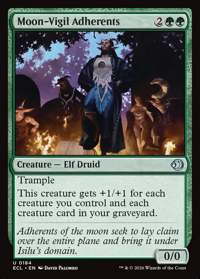 Moon-Vigil Adherents – Lorwyn Eclipsed [ECL] – English – #184