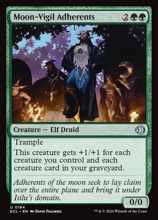 Moon-Vigil Adherents – Lorwyn Eclipsed [ECL] – English – #184