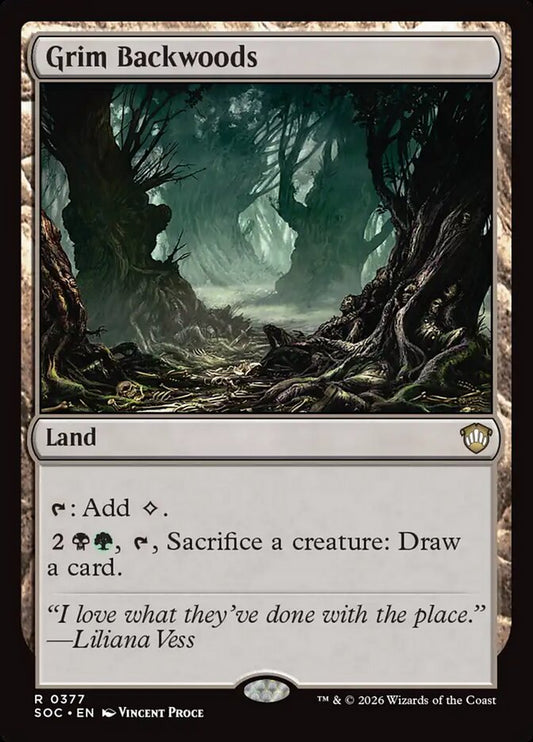 Grim Backwoods – Secrets of Strixhaven Commander [SOC] – English – #377