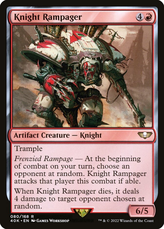 Knight Rampager – Warhammer 40,000 Commander [40K] – English – #80