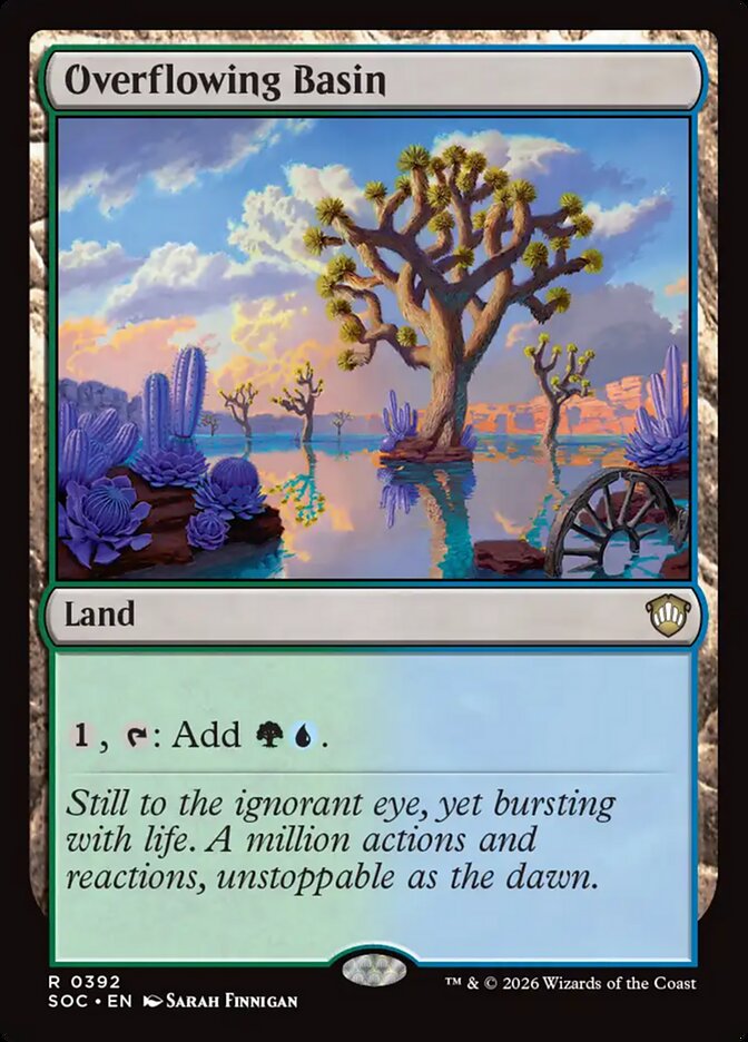Overflowing Basin – Secrets of Strixhaven Commander [SOC] – English – #392