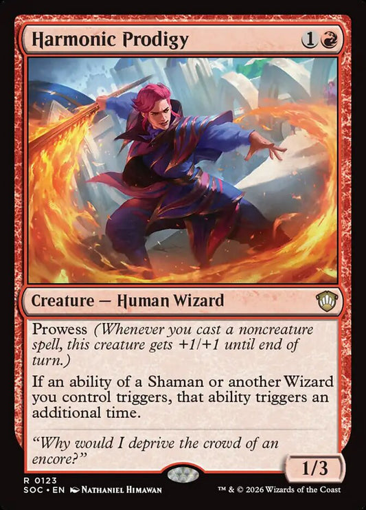 Harmonic Prodigy – Secrets of Strixhaven Commander [SOC] – English – #123