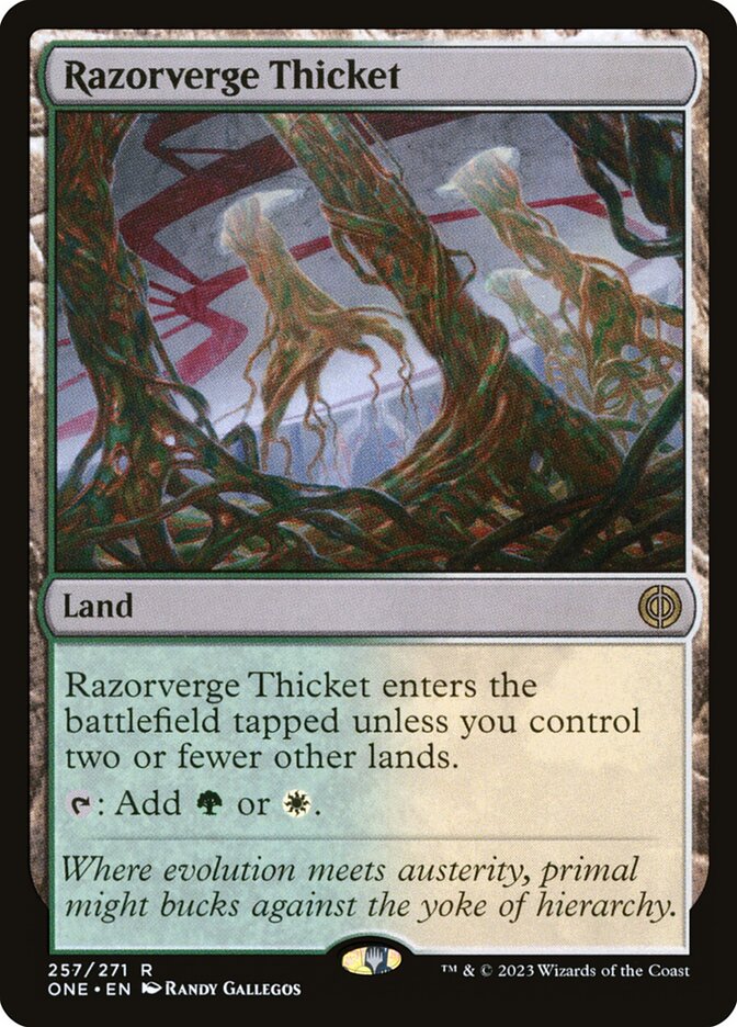 Razorverge Thicket – Phyrexia: All Will Be One [ONE] – English – #257