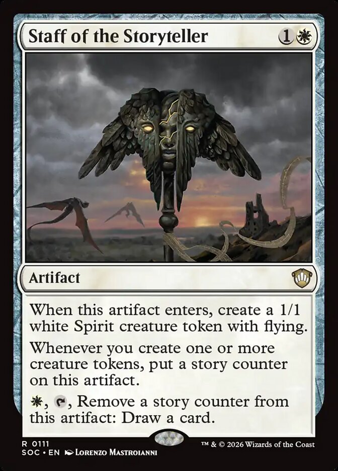 Staff of the Storyteller – Secrets of Strixhaven Commander [SOC] – English – #111