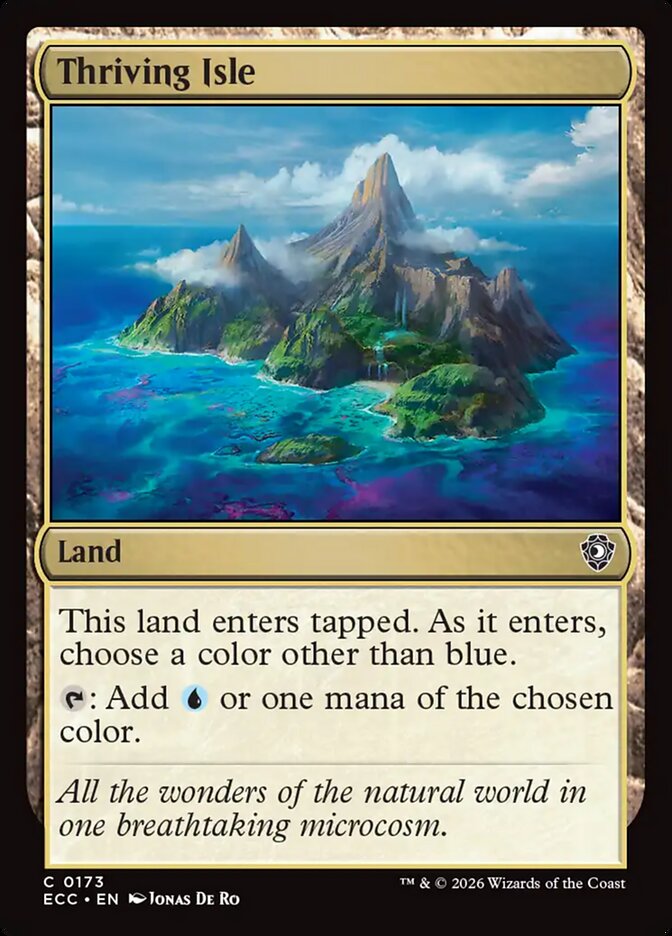 Thriving Isle – Lorwyn Eclipsed Commander [ECC] – English – #173