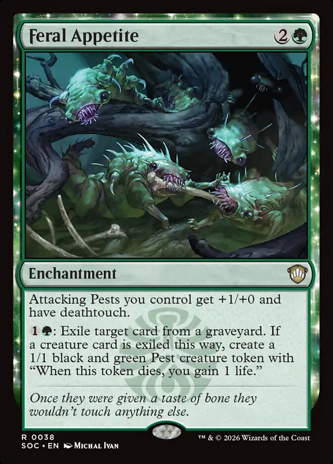 Feral Appetite – Secrets of Strixhaven Commander [SOC] – English – #38