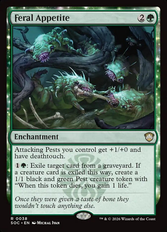 Feral Appetite – Secrets of Strixhaven Commander [SOC] – English – #38