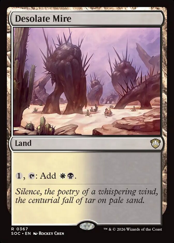 Desolate Mire – Secrets of Strixhaven Commander [SOC] – English – #367