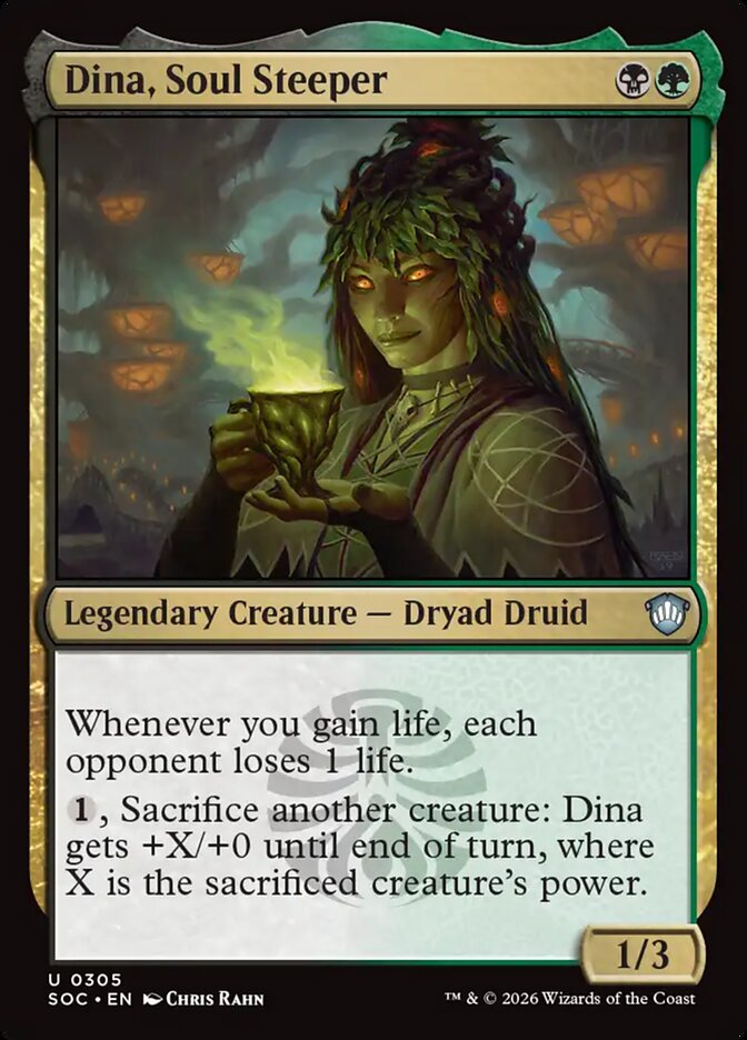 Dina, Soul Steeper – Secrets of Strixhaven Commander [SOC] – English – #305