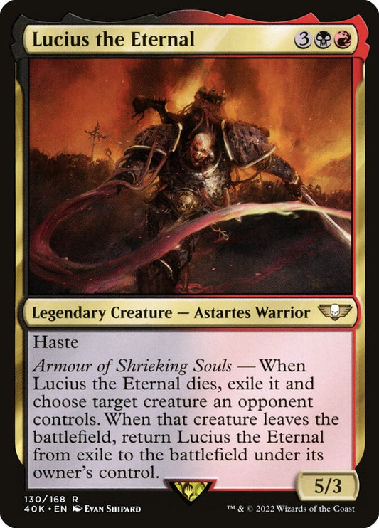 Lucius the Eternal – Warhammer 40,000 Commander [40K] – English – #130