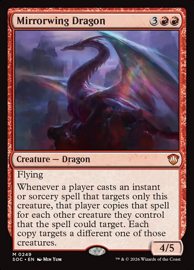 Mirrorwing Dragon – Secrets of Strixhaven Commander [SOC] – English – #249