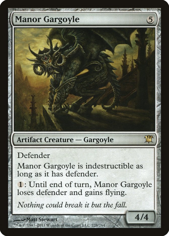 Manor Gargoyle – Innistrad [ISD] – English – #228