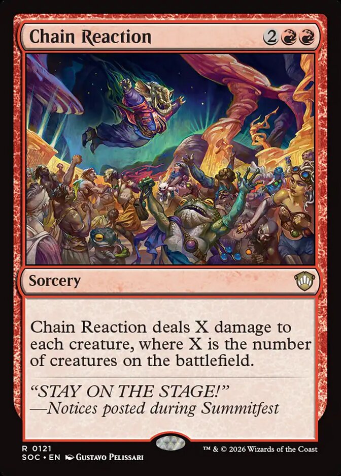 Chain Reaction – Secrets of Strixhaven Commander [SOC] – English – #121