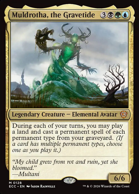 Muldrotha, the Gravetide – Lorwyn Eclipsed Commander [ECC] – English – #128