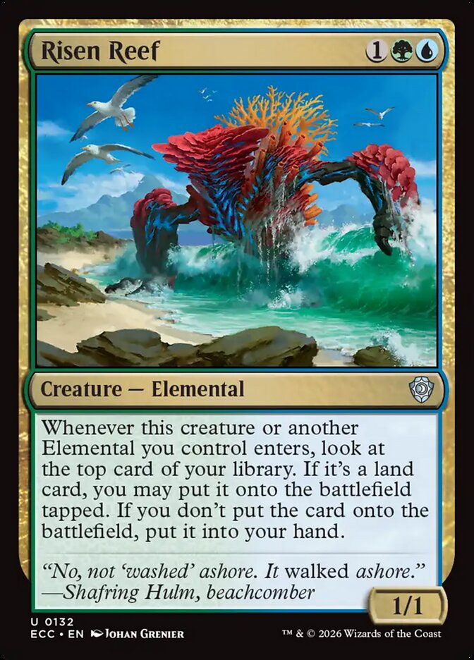 Risen Reef – Lorwyn Eclipsed Commander [ECC] – English – #132