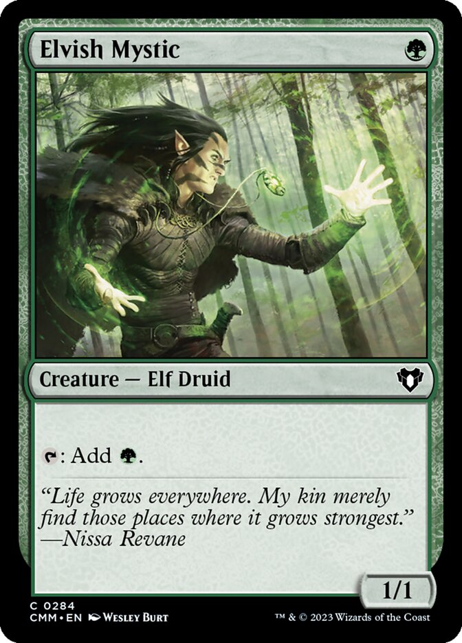 Elvish Mystic – Commander Masters [CMM] – English – #284