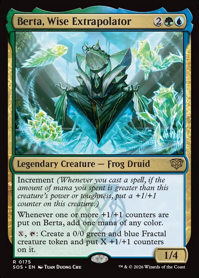 Berta, Wise Extrapolator – Secrets of Strixhaven [SOS] – English – #175