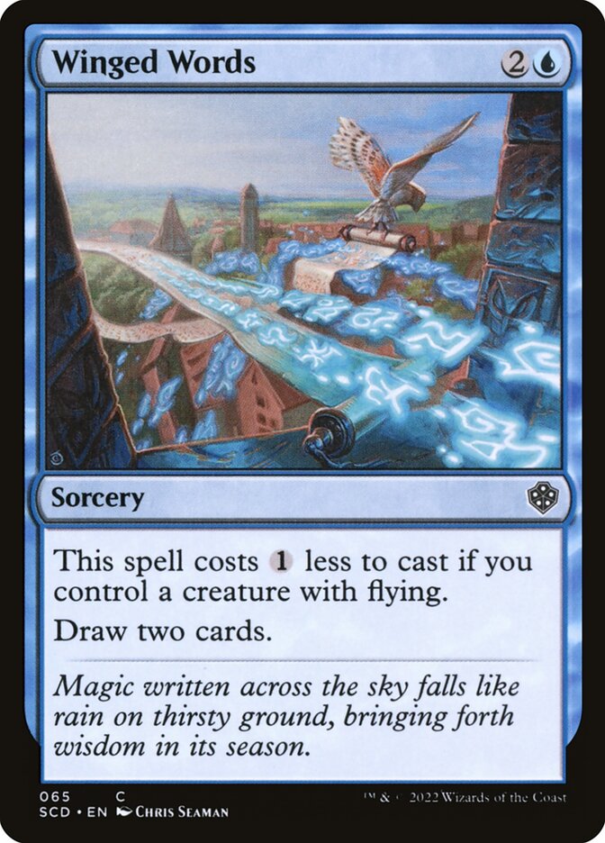 Winged Words – Starter Commander Decks [SCD] – English – #65