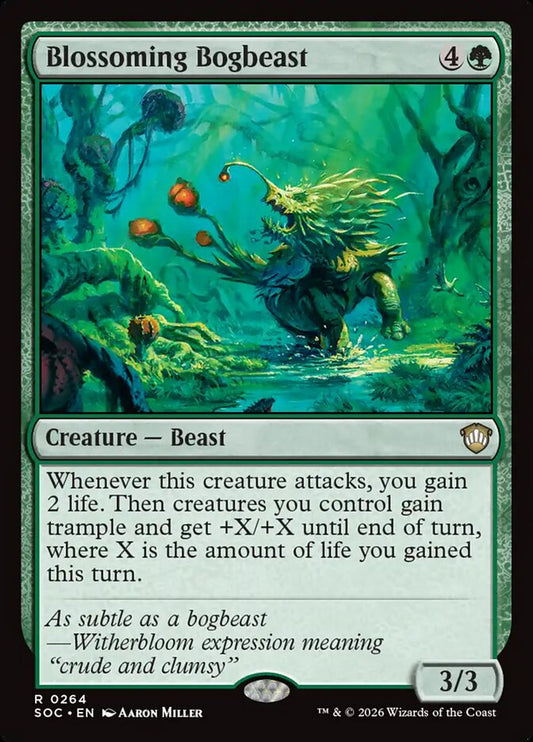 Blossoming Bogbeast – Secrets of Strixhaven Commander [SOC] – English – #264