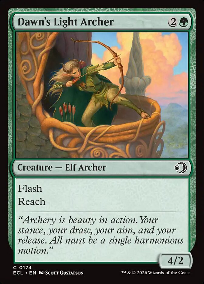 Dawn's Light Archer – Lorwyn Eclipsed [ECL] – English – #174