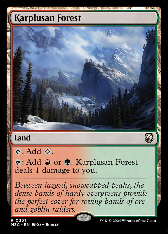 Karplusan Forest – Modern Horizons 3 Commander [M3C] – English – #351