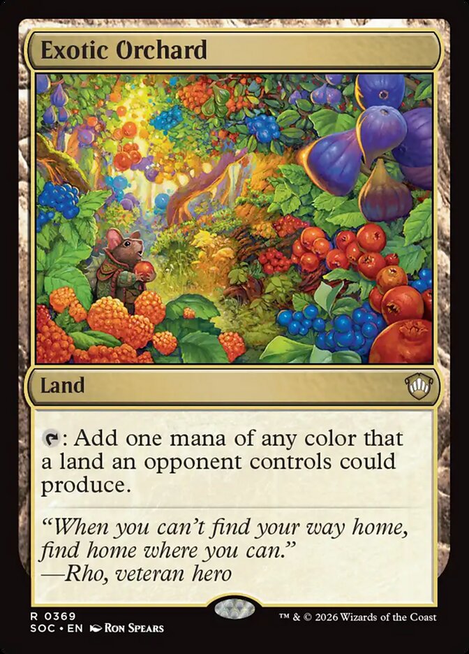 Exotic Orchard – Secrets of Strixhaven Commander [SOC] – English – #369
