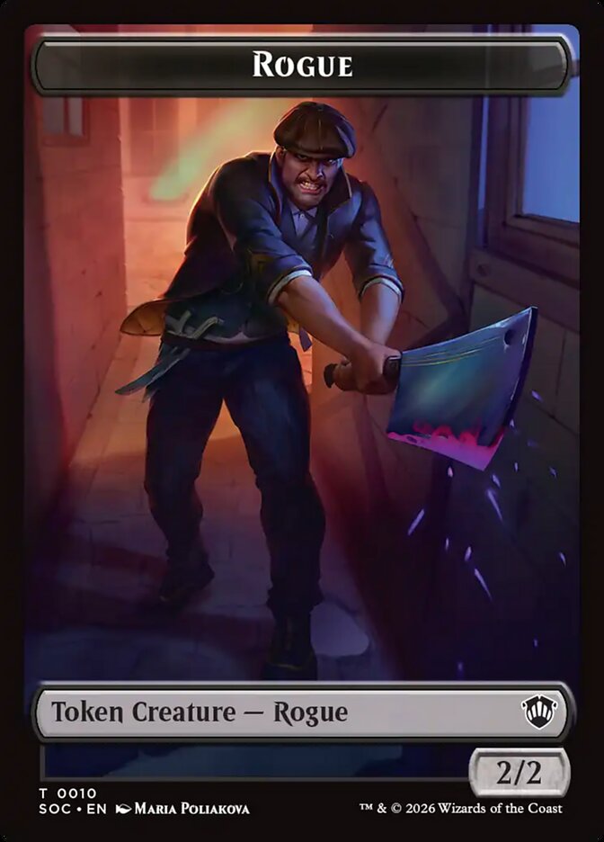 Rogue – Secrets of Strixhaven Commander Tokens [TSOC] – English – #10