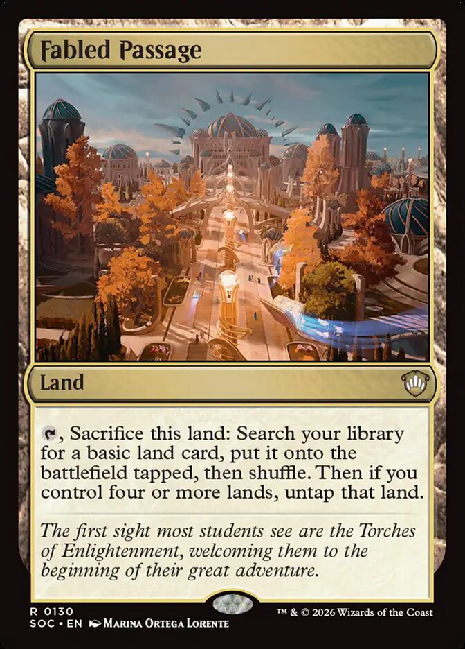 Fabled Passage – Secrets of Strixhaven Commander [SOC] – English – #130