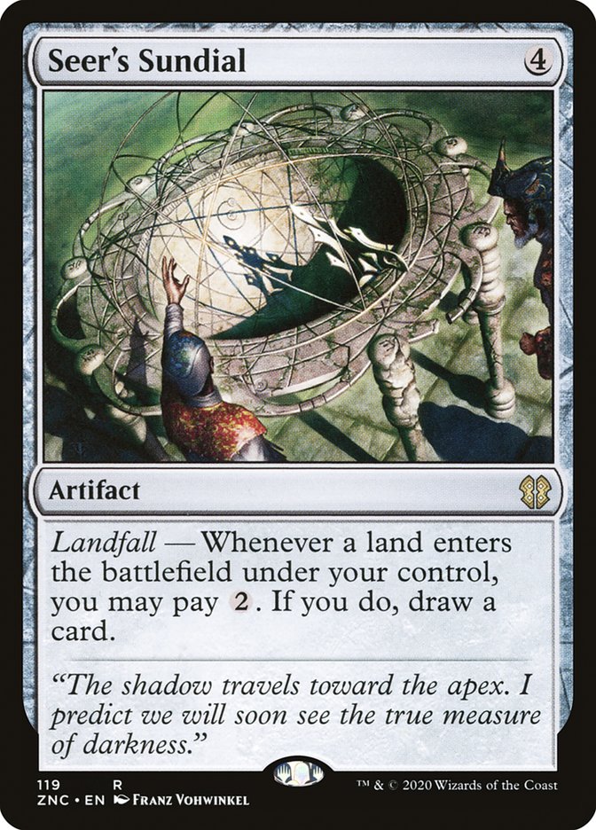Seer's Sundial – Zendikar Rising Commander [ZNC] – English – #119