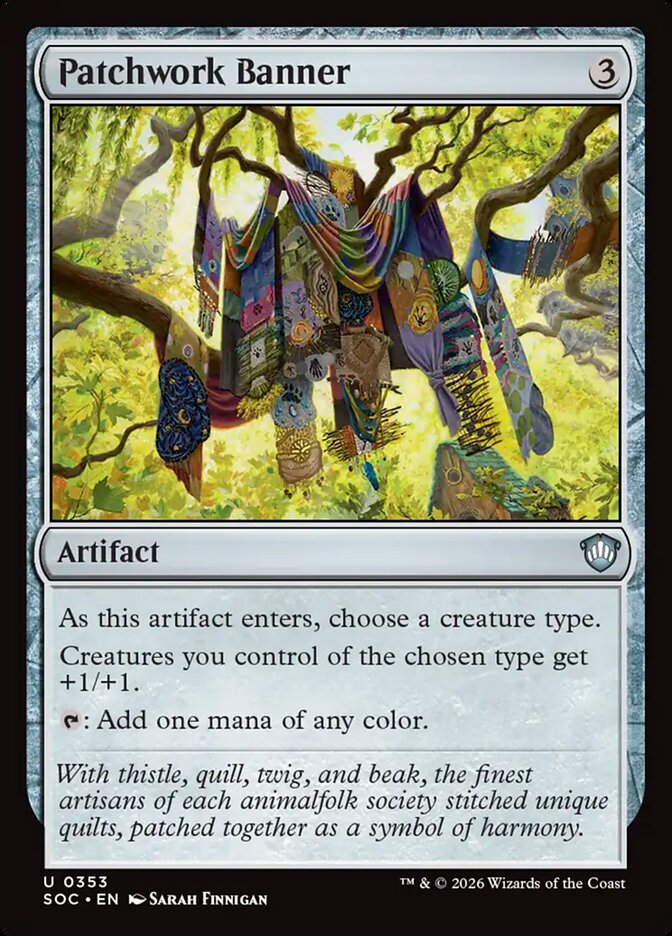 Patchwork Banner – Secrets of Strixhaven Commander [SOC] – English – #353