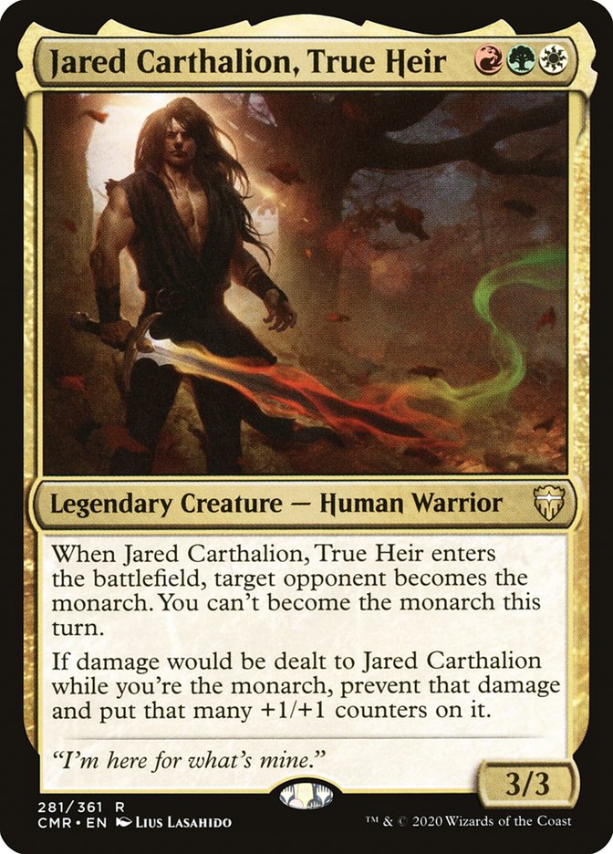 Jared Carthalion, True Heir – Commander Legends [CMR] – English – #281