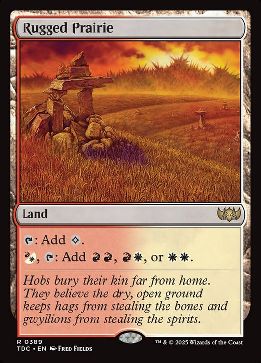 Rugged Prairie – Tarkir: Dragonstorm Commander [TDC] – English – #389