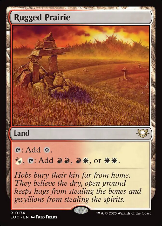 Rugged Prairie – Edge of Eternities Commander [EOC] – English – #174