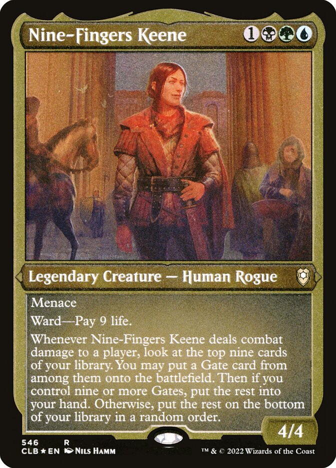 Nine-Fingers Keene – Commander Legends: Battle for Baldur's Gate [CLB] – English – #546