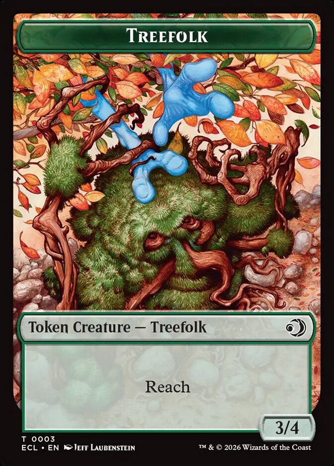 Treefolk – Lorwyn Eclipsed Tokens [TECL] – English – #3