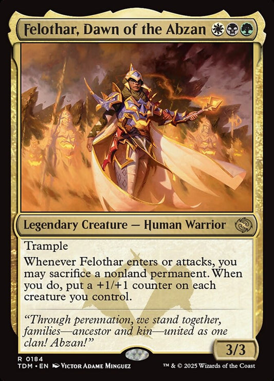 Felothar, Dawn of the Abzan – Tarkir: Dragonstorm [TDM] – English – #184