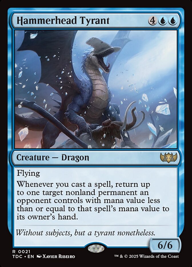 Hammerhead Tyrant – Tarkir: Dragonstorm Commander [TDC] – English – #21