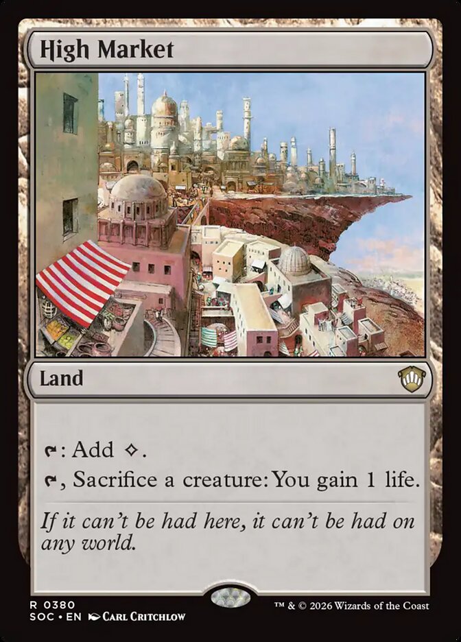 High Market – Secrets of Strixhaven Commander [SOC] – English – #380