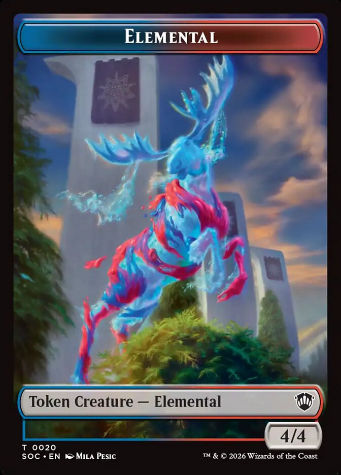 Elemental – Secrets of Strixhaven Commander Tokens [TSOC] – English – #20