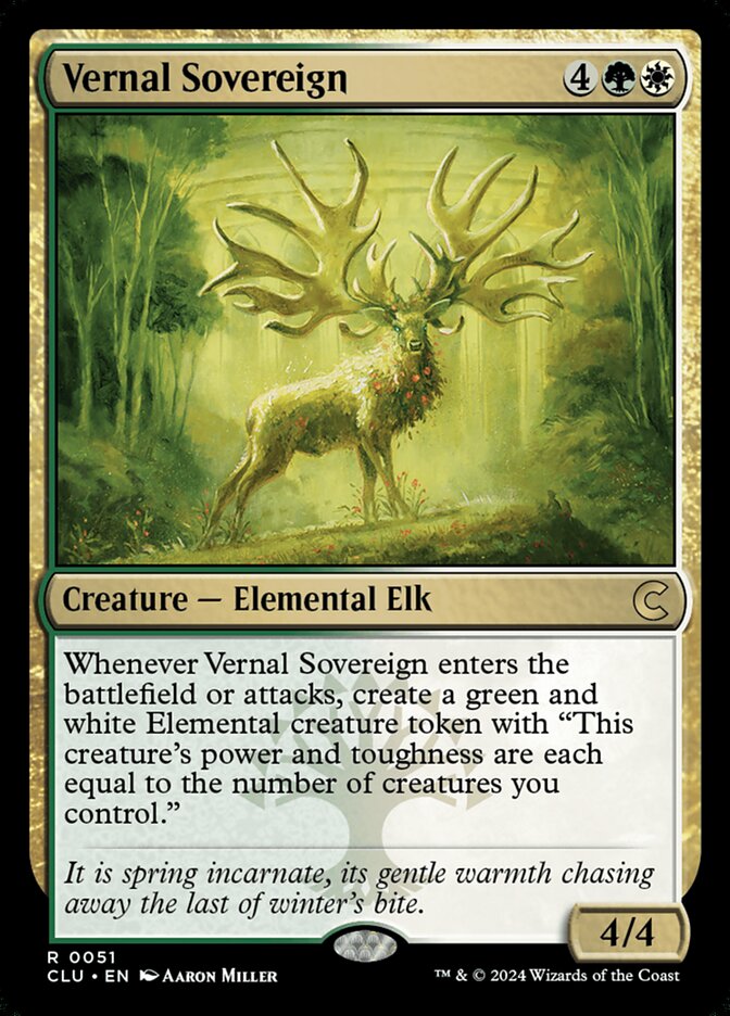Vernal Sovereign – Ravnica: Clue Edition [CLU] – English – #51