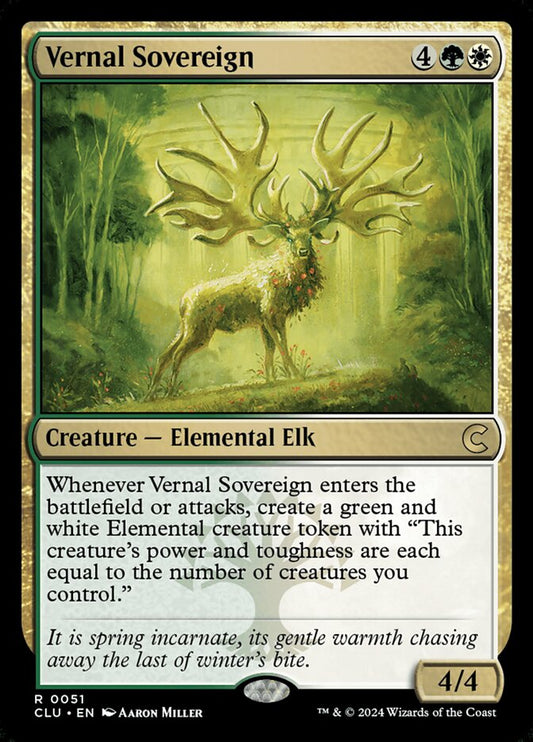 Vernal Sovereign – Ravnica: Clue Edition [CLU] – English – #51