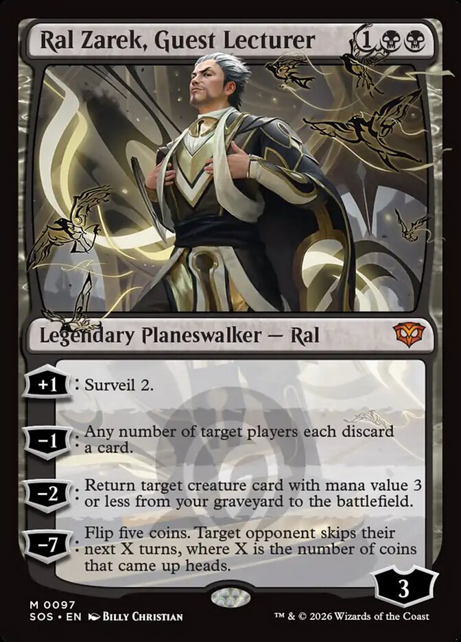 Ral Zarek, Guest Lecturer – Secrets of Strixhaven [SOS] – English – #97