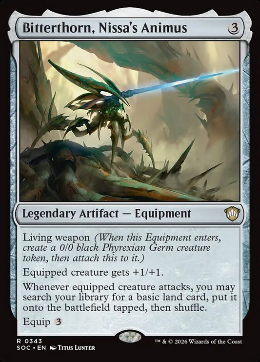 Bitterthorn, Nissa's Animus – Secrets of Strixhaven Commander [SOC] – English – #343