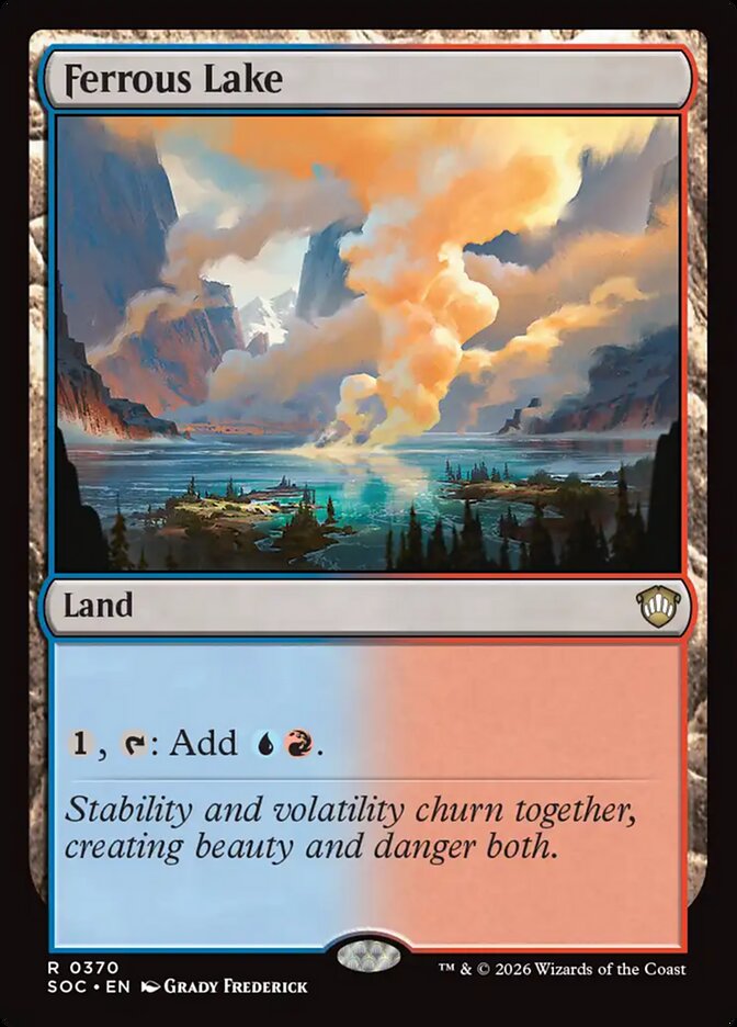 Ferrous Lake – Secrets of Strixhaven Commander [SOC] – English – #370