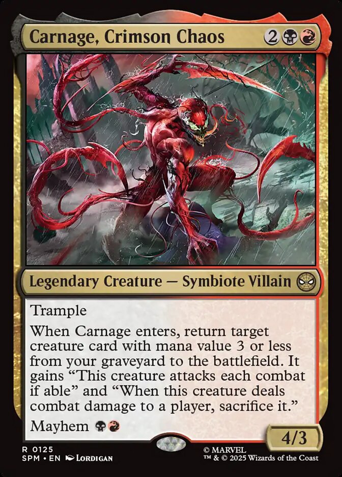 Carnage, Crimson Chaos – Marvel's Spider-Man [SPM] – English – #125