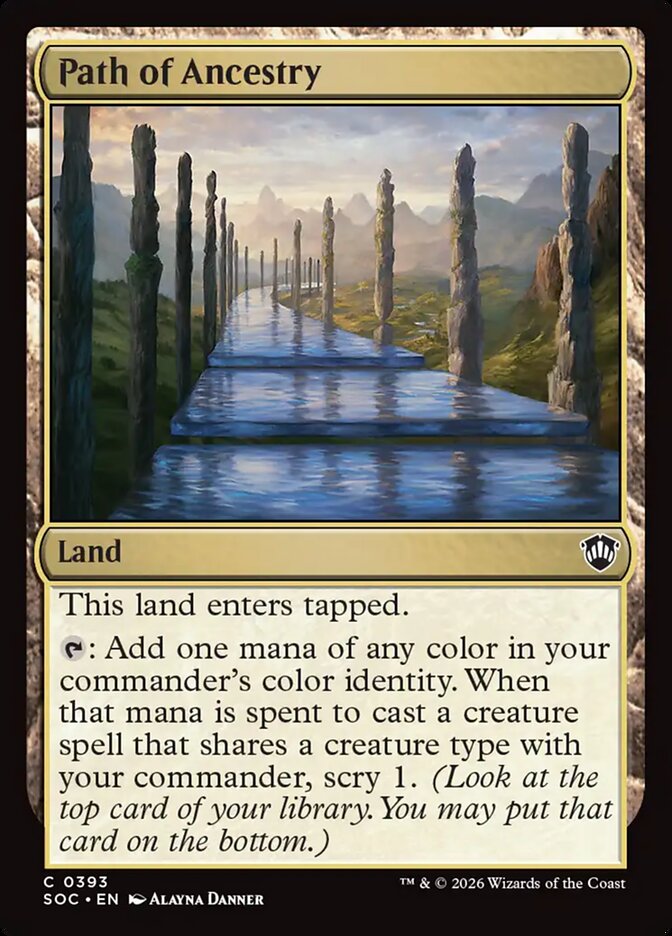 Path of Ancestry – Secrets of Strixhaven Commander [SOC] – English – #393