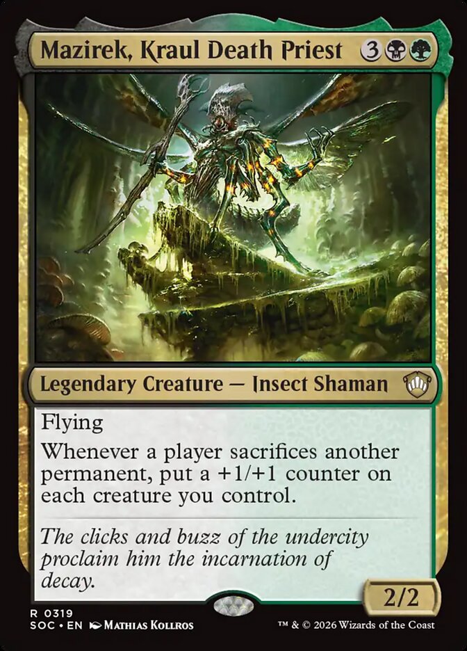 Mazirek, Kraul Death Priest – Secrets of Strixhaven Commander [SOC] – English – #319