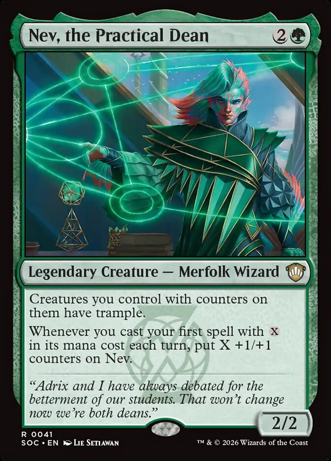 Nev, the Practical Dean – Secrets of Strixhaven Commander [SOC] – English – #41