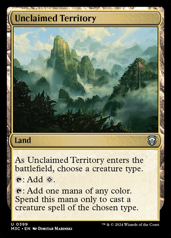 Unclaimed Territory – Modern Horizons 3 Commander [M3C] – English – #399