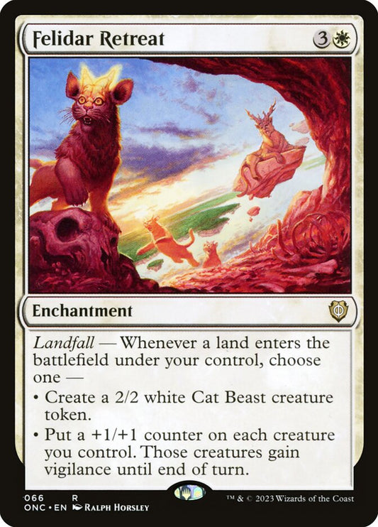Felidar Retreat – Phyrexia: All Will Be One Commander [ONC] – English – #66